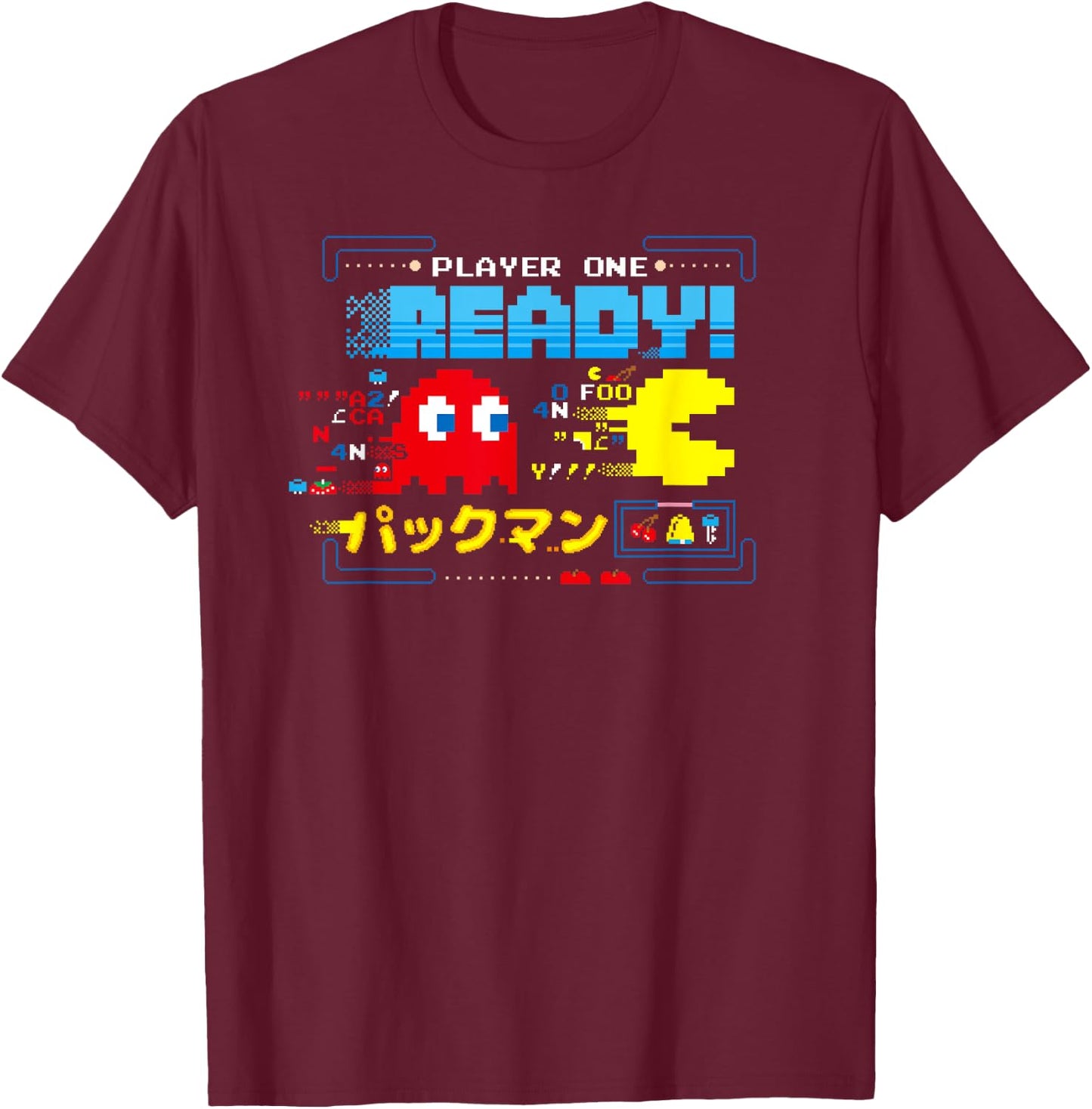 Pac-man T-Shirt - T-Shirt | Maroon