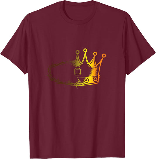 God Follower Catholic Christian Biblical Jesus Thorn Crown T-Shirt - T-Shirt | Maroon