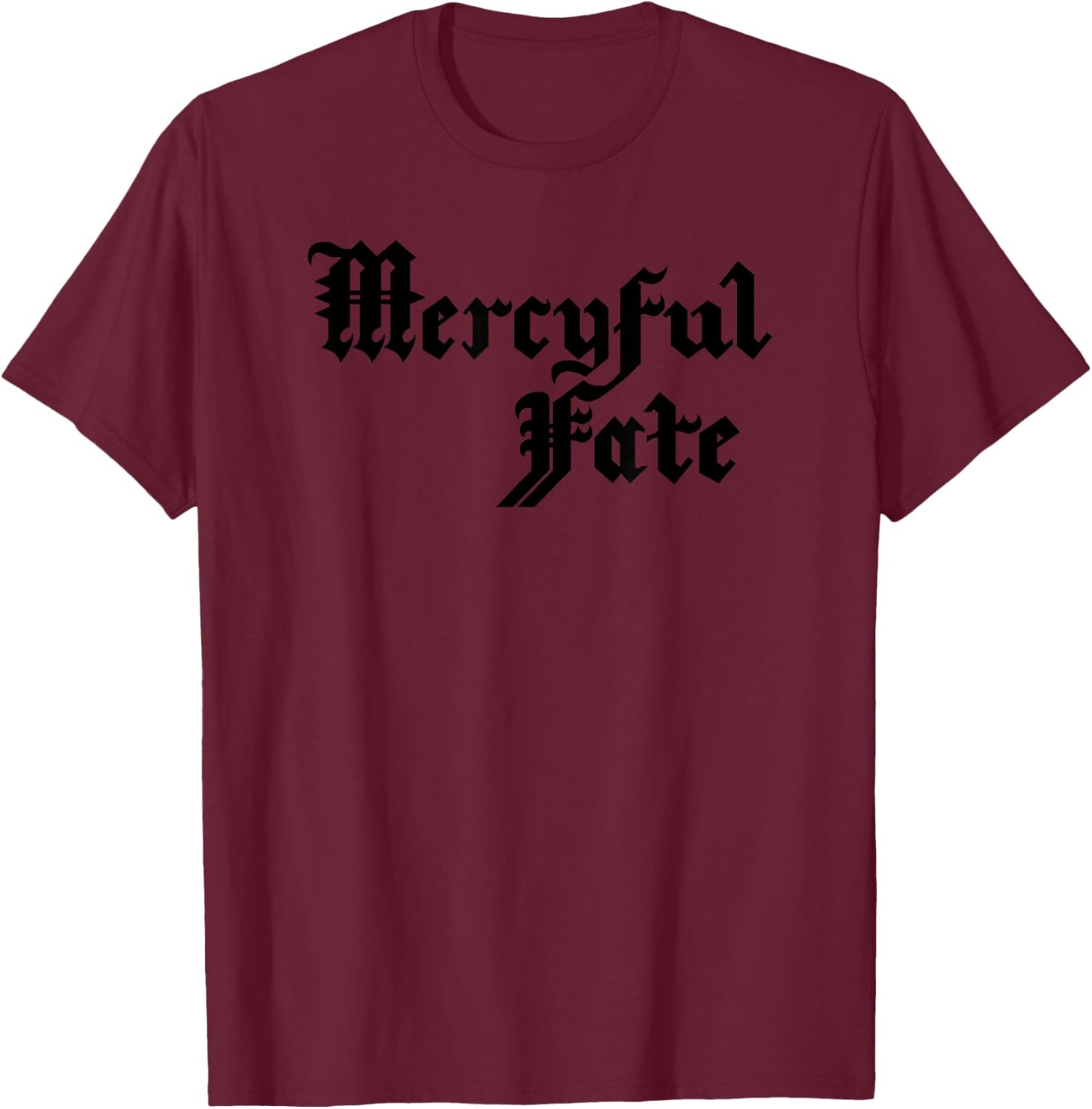 Black Funeral Cross T-Shirt - T-Shirt | Maroon