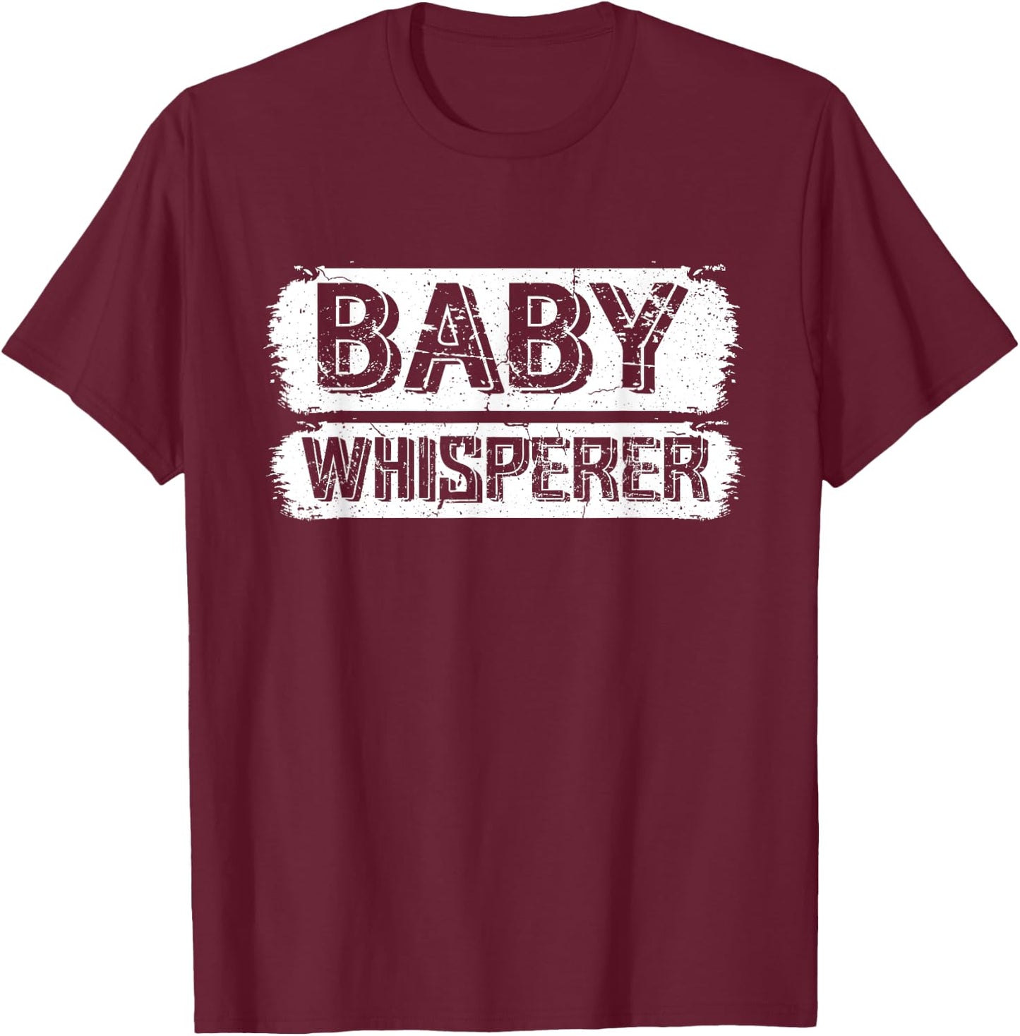 Baby Whisperer Midwife T-Shirt - T-Shirt | Maroon