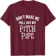 Funny Pitch Pipe Barbershop Quartet Music Teacher Gift Men Women Girls Kids T-Shirt - T-Shirt | Maroon