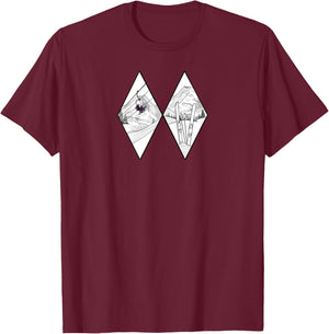 Graphic Difficult Run Marker Ski Snowboard Ski Lift Mountain T-Shirt - T-Shirt | Maroon