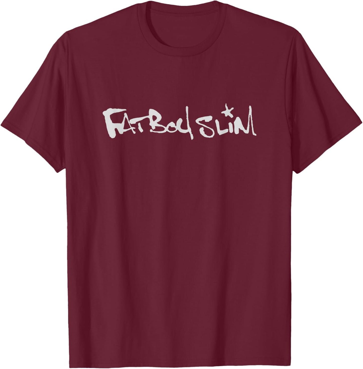 Fatboy Slim Black Classic T-Shirt - T-Shirt | Maroon