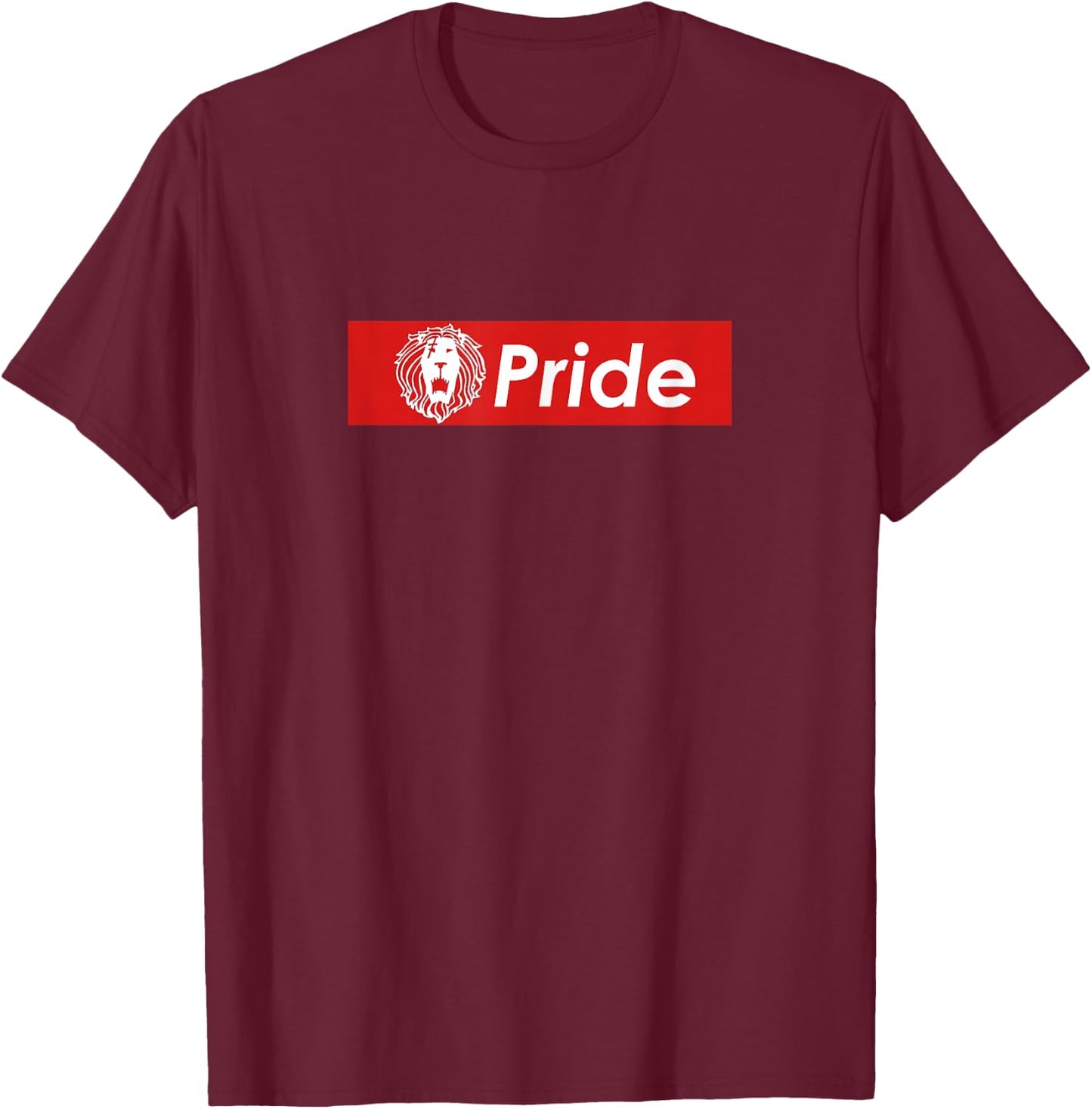 Escanor Pride Box Logo | Deadly Sins T-Shirt - T-Shirt | Maroon