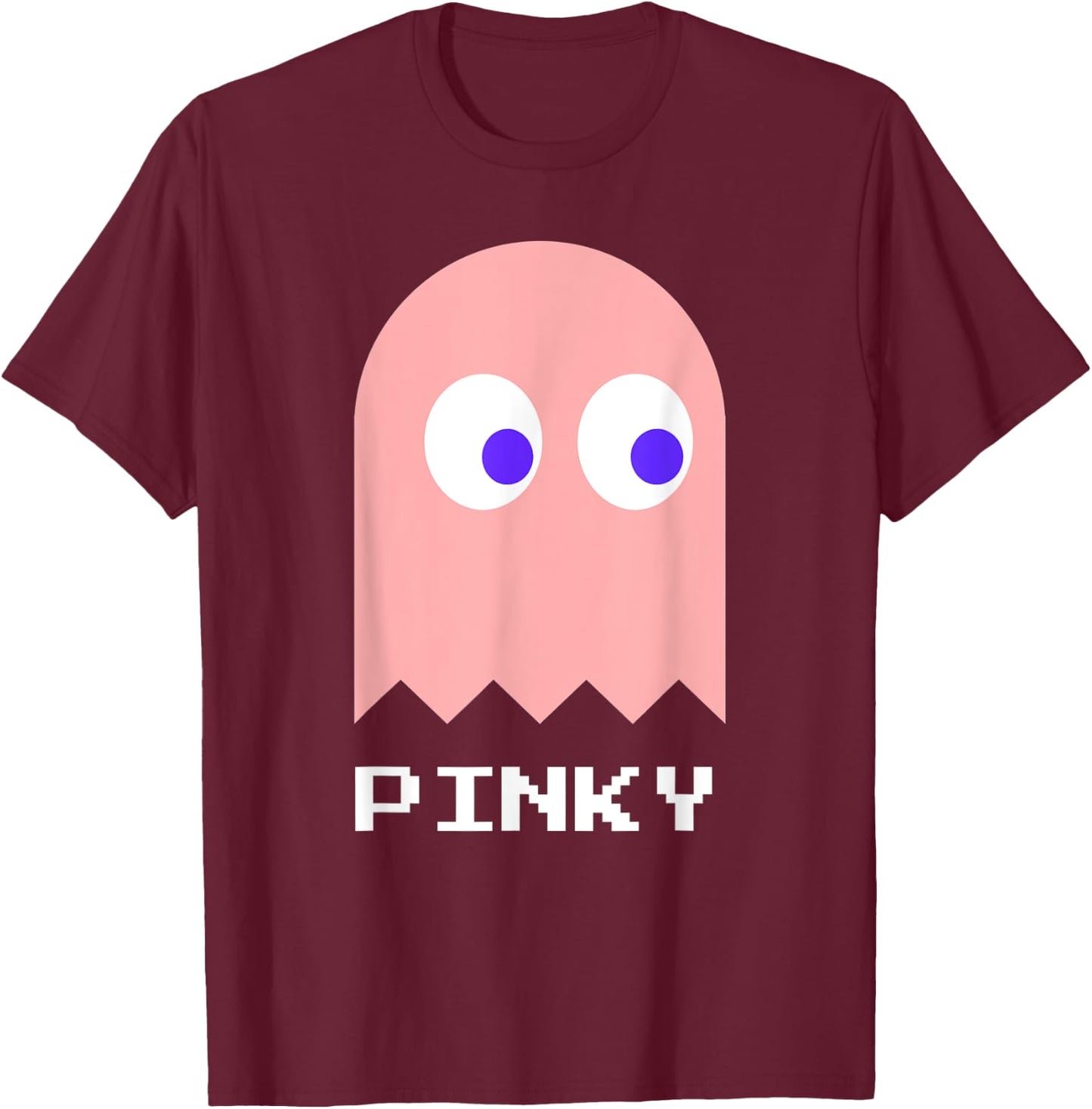Retro Gamer Nerd PINKY Halloween Costume T-Shirt - T-Shirt | Maroon