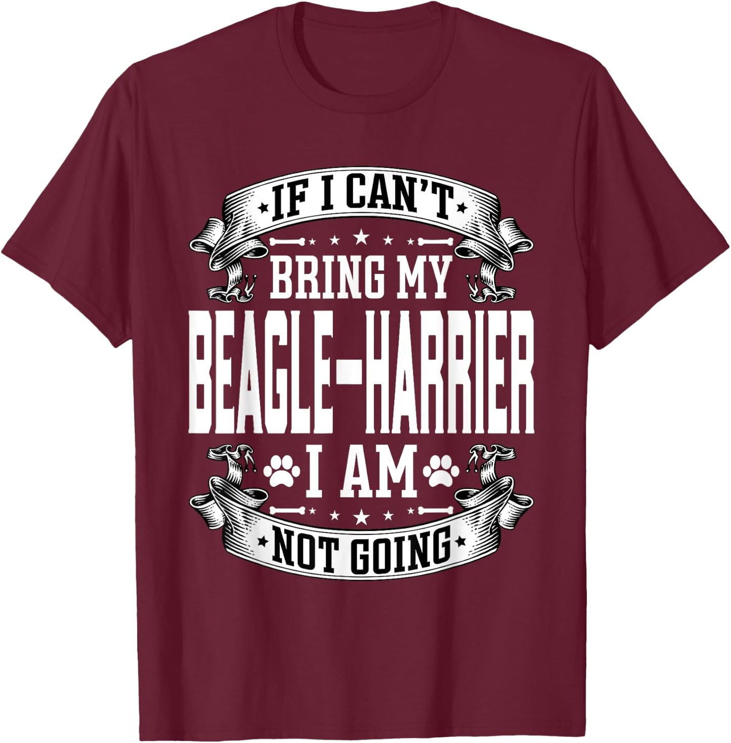 Bring My Beagle-Harrier - Funny Beagle-Harrier Dog Owner T-Shirt - T-Shirt | Maroon