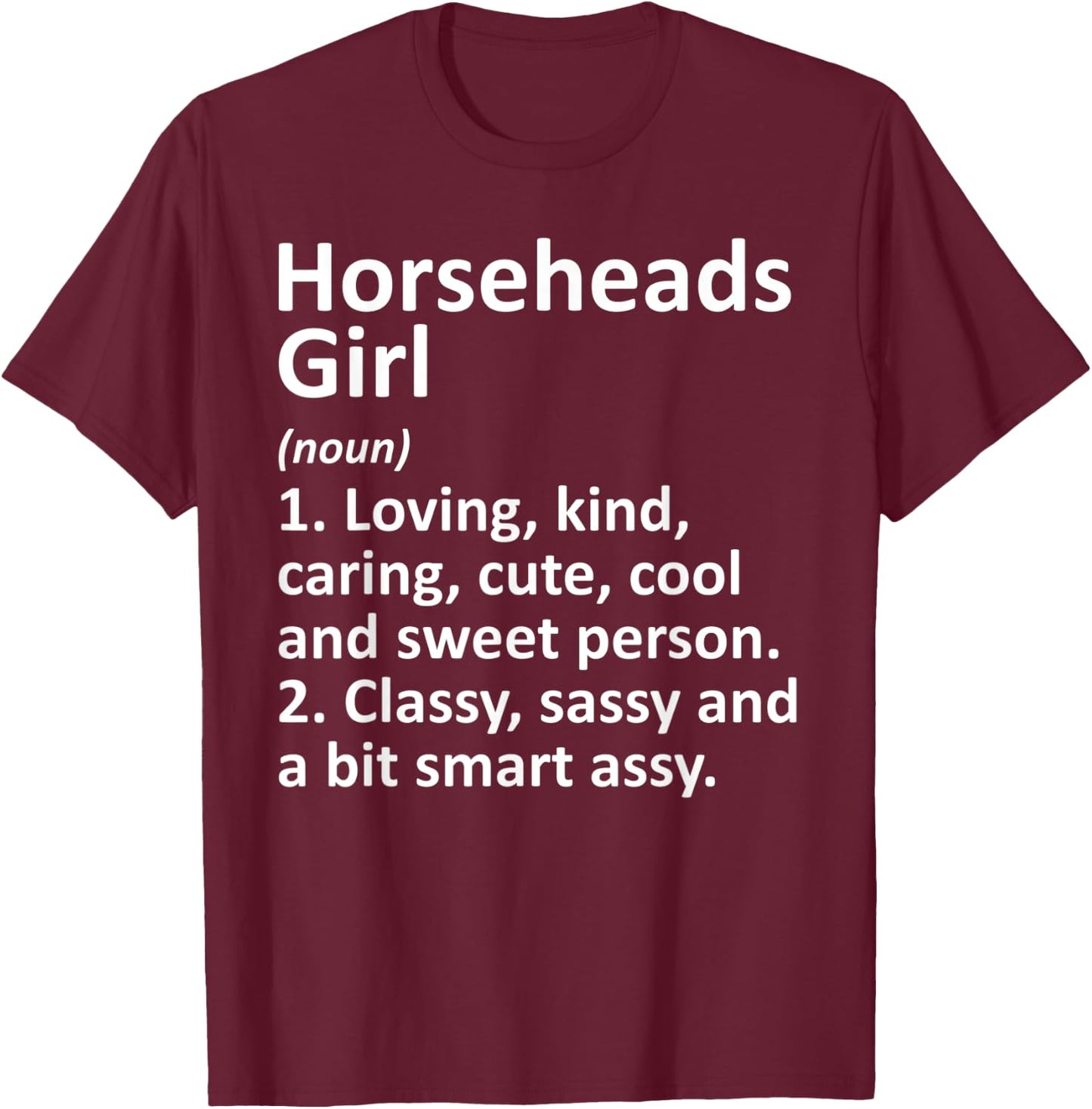 HORSEHEADS GIRL NY NEW YORK Funny City Home Roots Gift T-Shirt - T-Shirt | Maroon