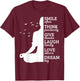 Yoga Apparel Co. Meditation Yoga Buddhism Spiritual Saying Gift T-Shirt - T-Shirt | Maroon