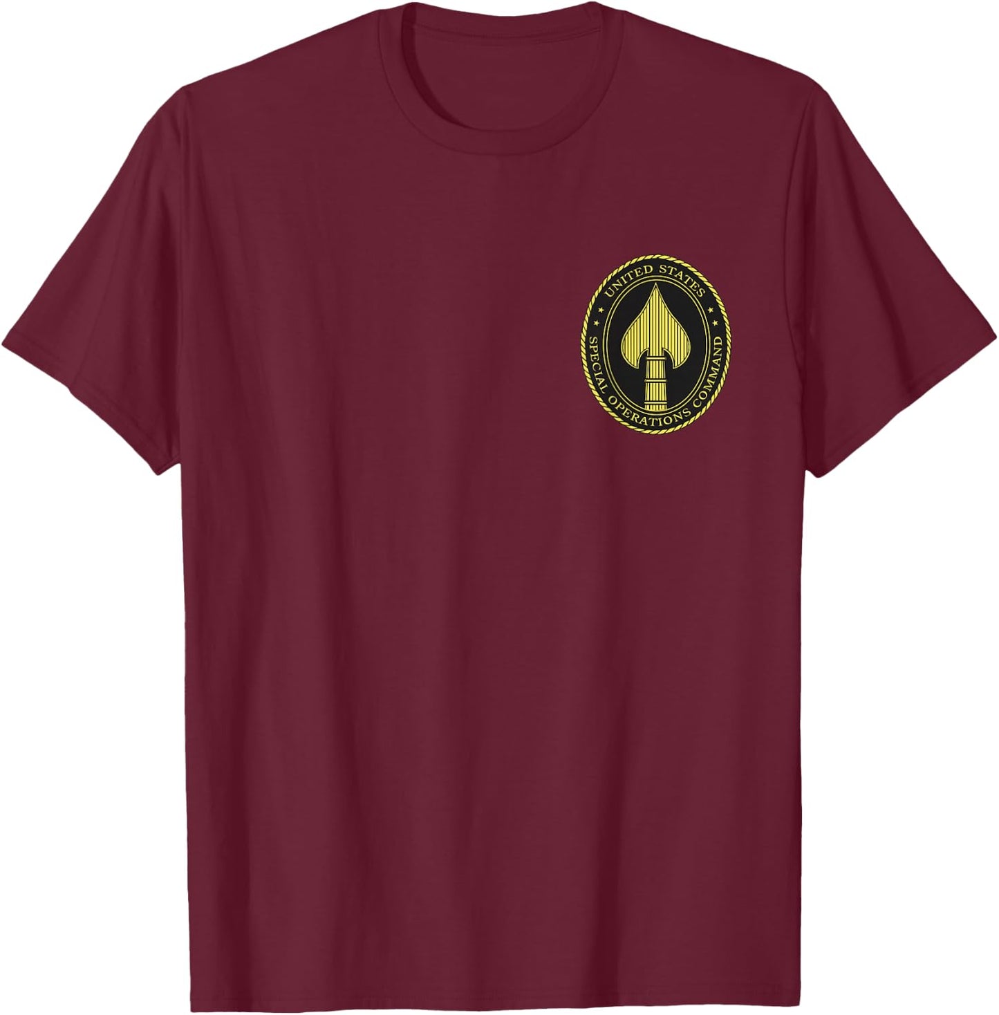 Us Specialoperations Command Socom Military T-Shirt - T-Shirt | Maroon
