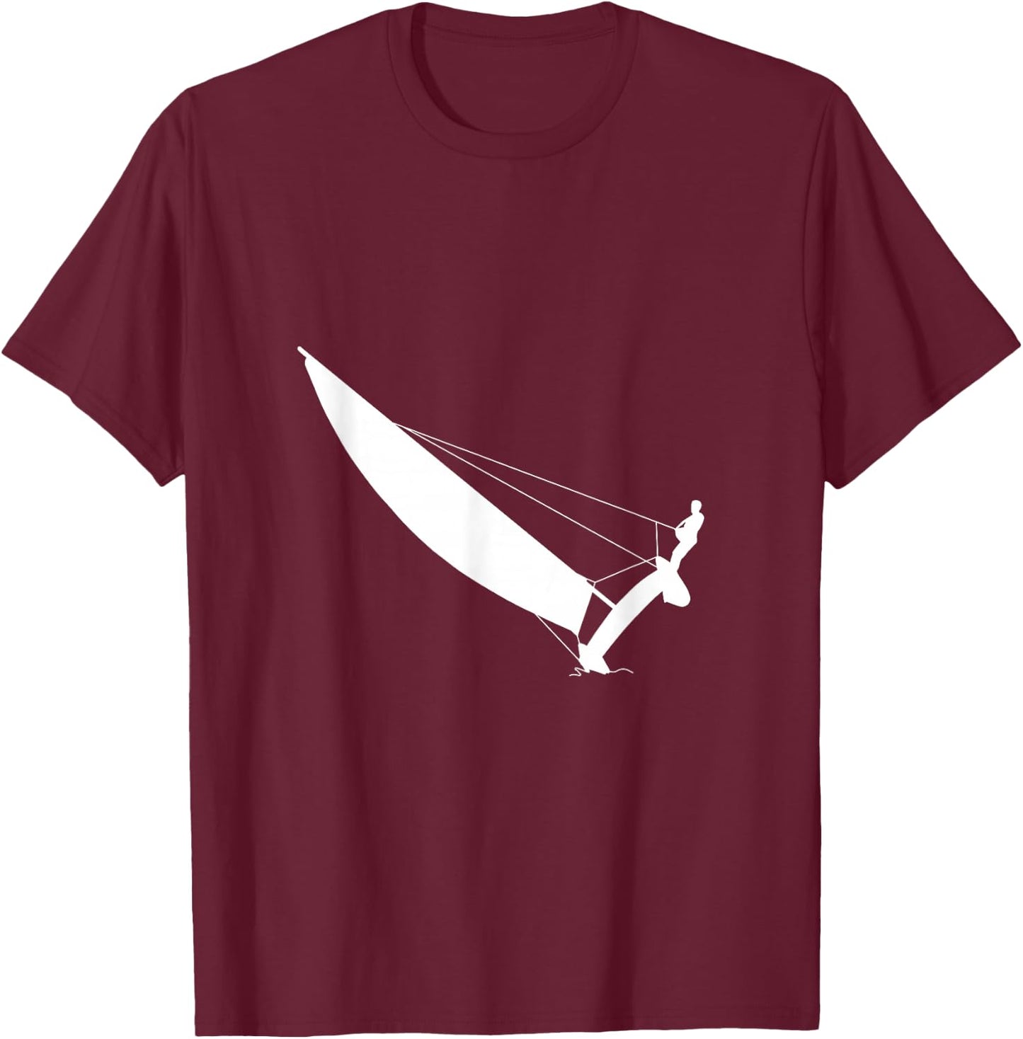 Catamaran Trapeze Sailing T-Shirt - T-Shirt | Maroon