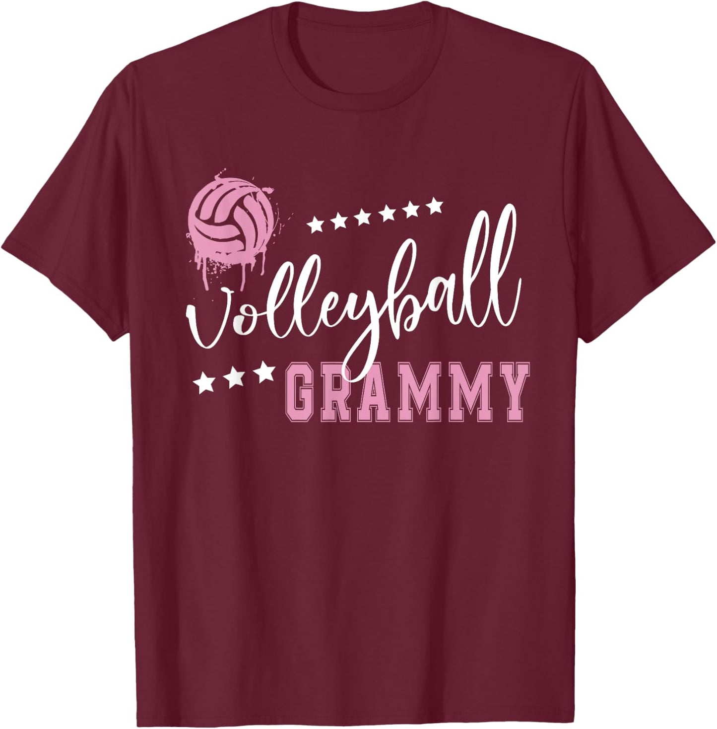 Volleyball Grammy Gifts T-Shirt - T-Shirt | Maroon