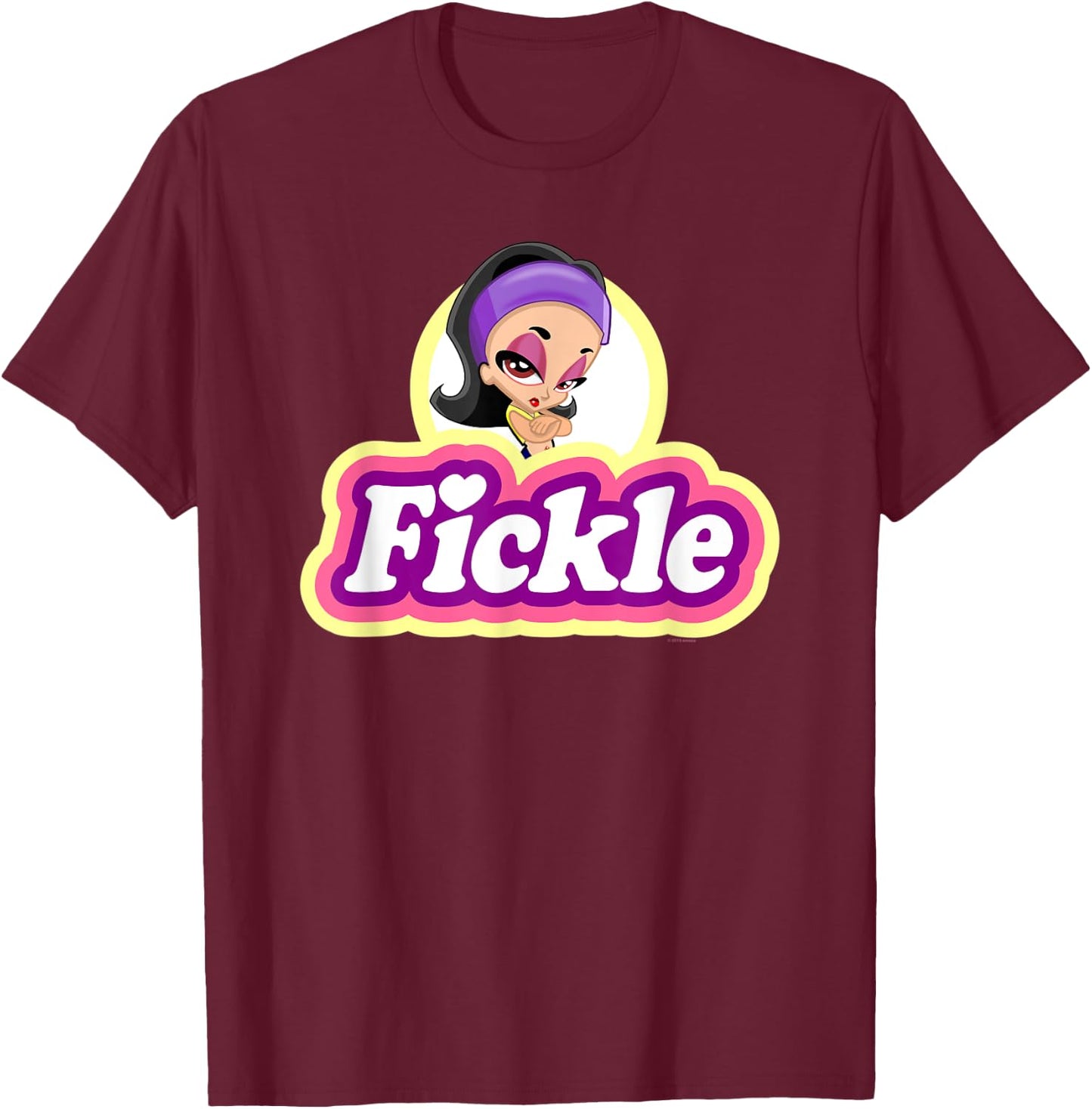 FICKLE Tough Girl T-Shirt - T-Shirt | Maroon
