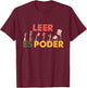 Spanish Reading Book Lover Teacher Maestra Leer Es Poder Women T-Shirt - T-Shirt | Maroon