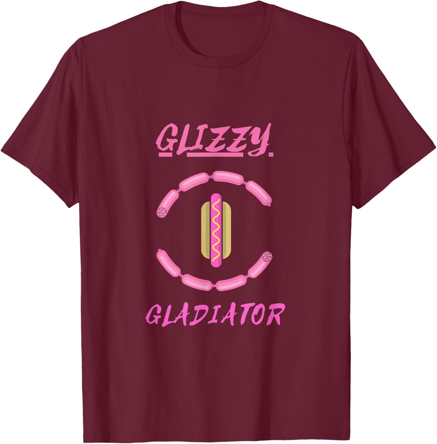 GLIZZY Gladiator T-Shirt - T-Shirt | Maroon