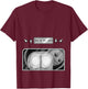 Funny Bun In The Oven Gift | Cute Expecting Pregnant Women T-Shirt - T-Shirt | Maroon
