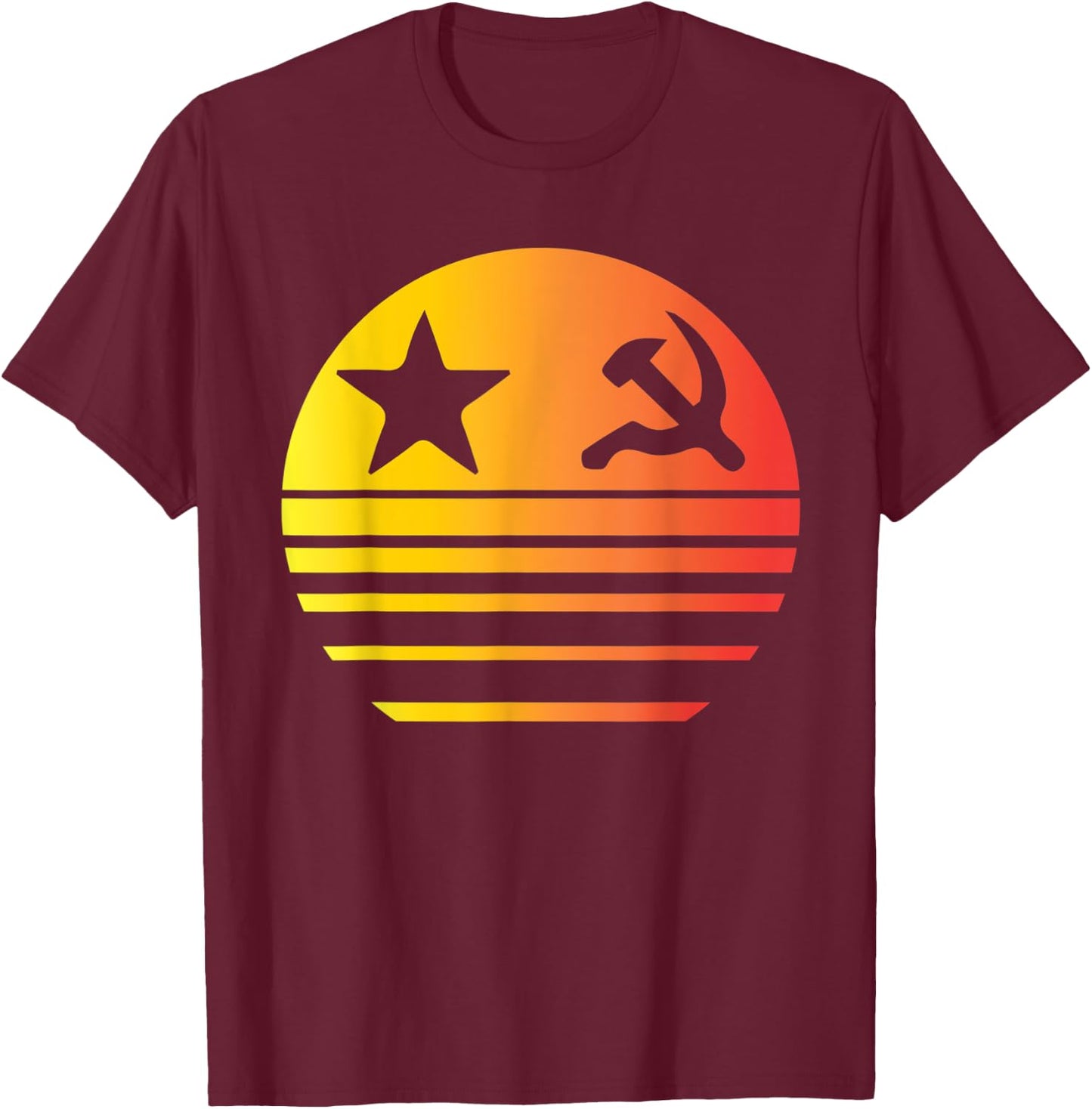 Twilight Struggle - Board Game Design-Tabletop Game clothing T-Shirt - T-Shirt | Maroon