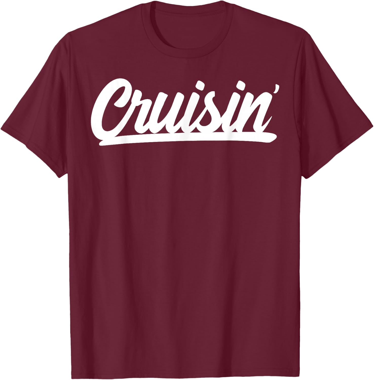 Cool Cruisin' for car clubs or family group Cruise vacation T-Shirt - T-Shirt | Maroon
