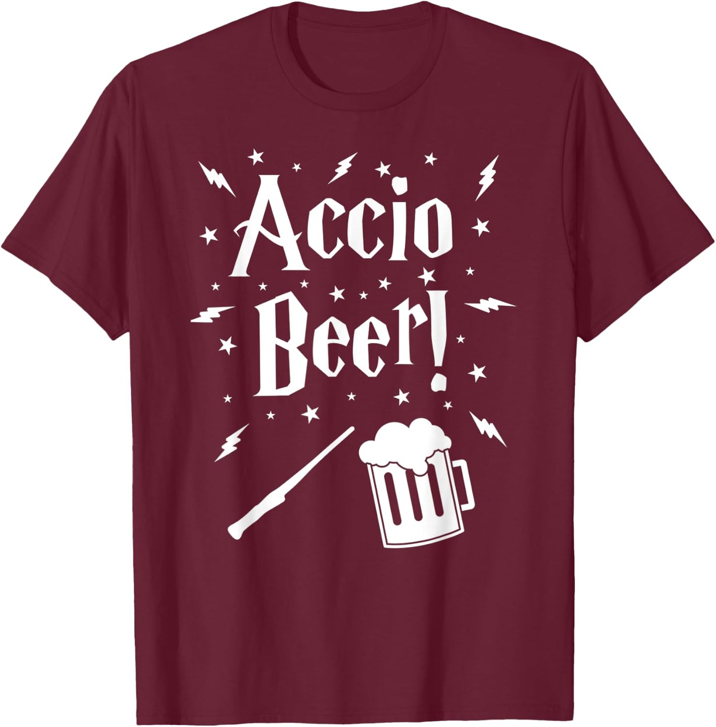 Accio Beer Essential , Welcome International Beer Day T-Shirt - T-Shirt | Maroon