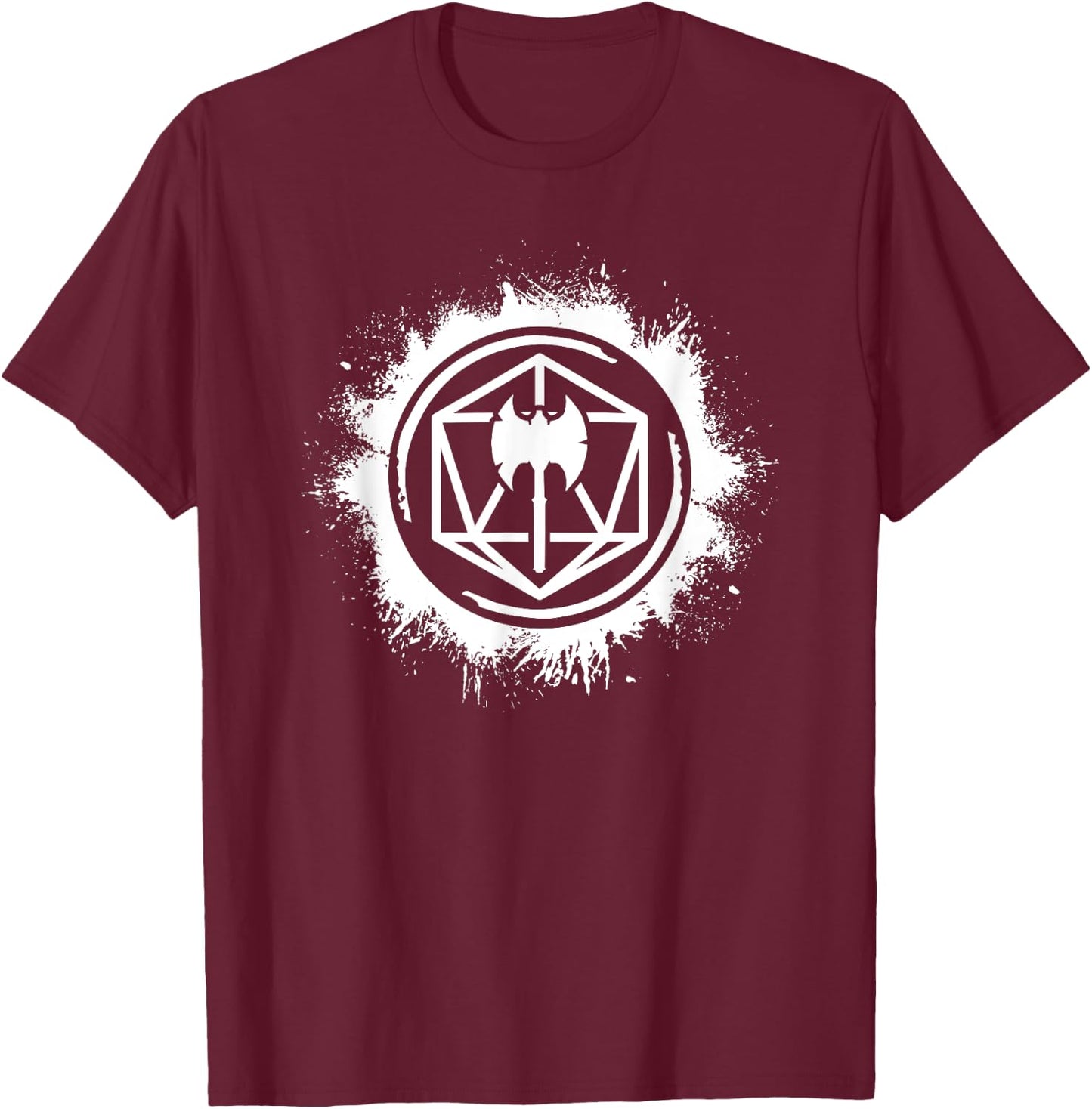 DnD Barbarian Class Role Playing T-Shirt - T-Shirt | Maroon
