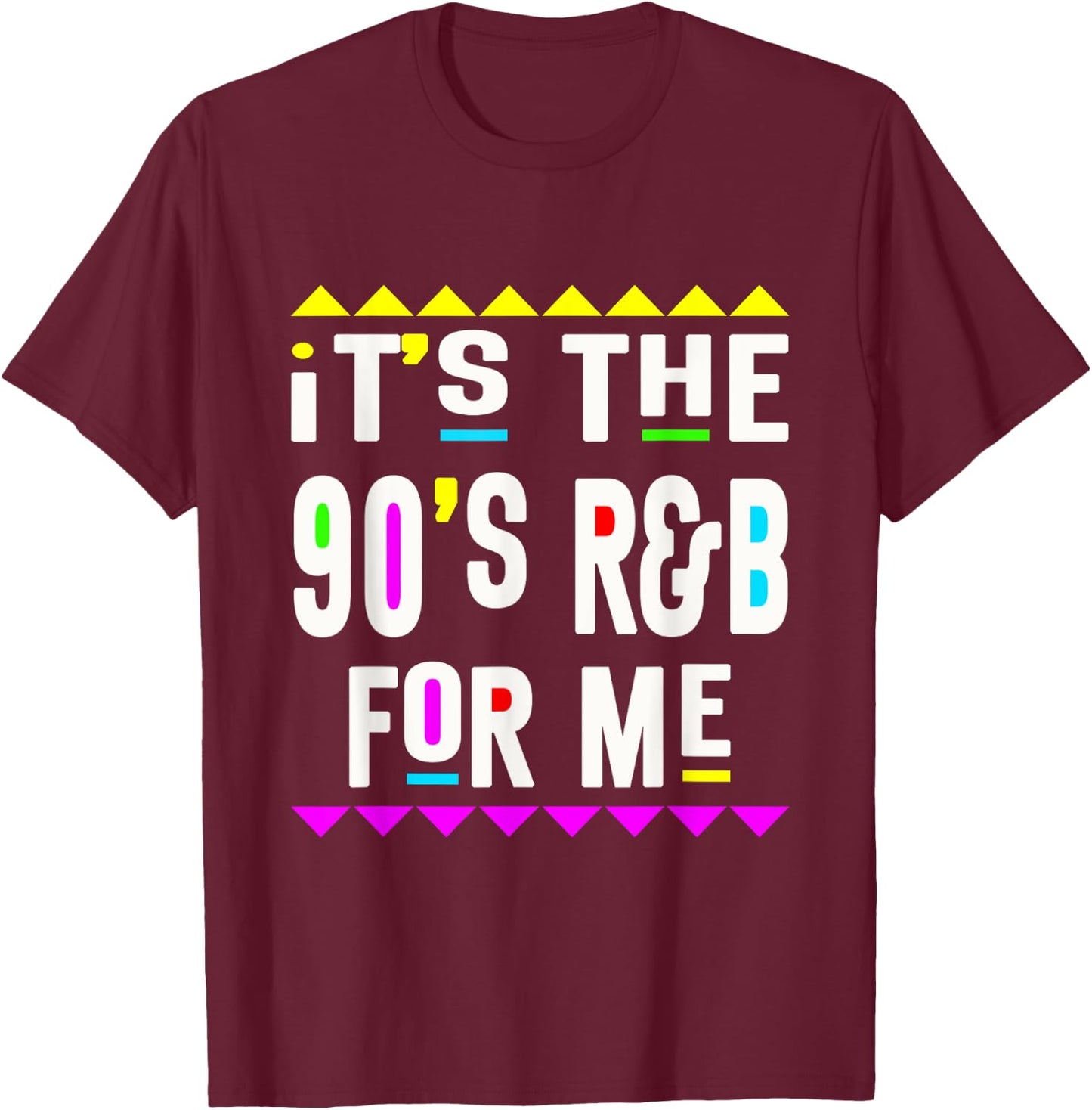 R&B Artist girls Vintage 90 s r and b graphic T-Shirt - T-Shirt | Maroon