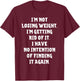 I'm Not Losing Weight Im Getting Rid Of It Funny Weight Loss T-Shirt - T-Shirt | Maroon