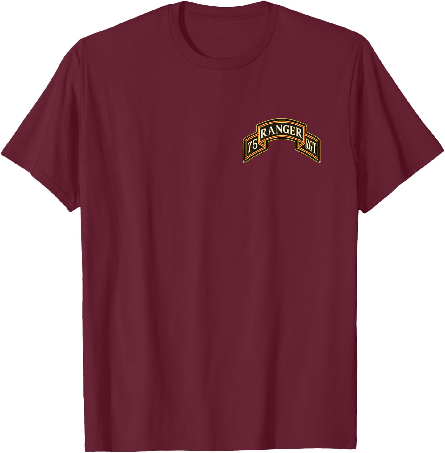 US Army Ranger 75th Regiment T-Shirt - T-Shirt | Maroon
