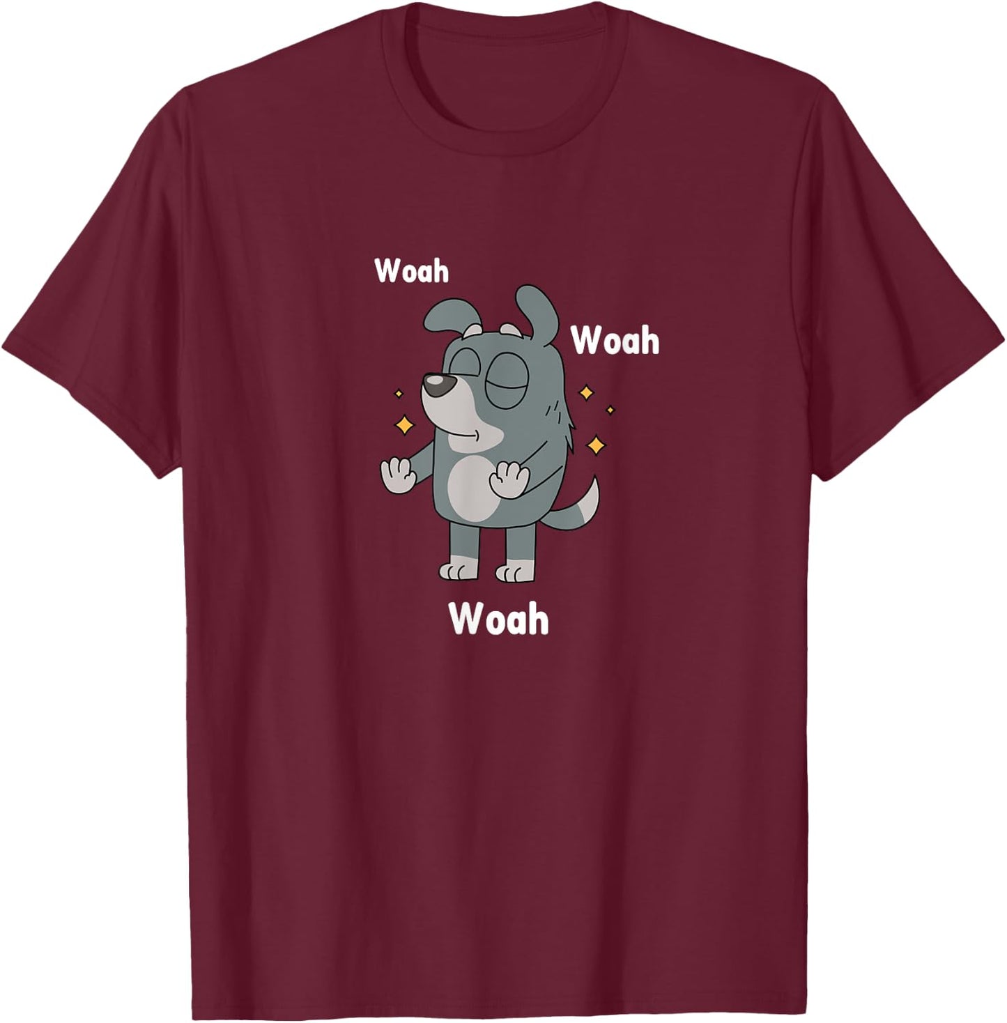 Relax Slow Down Woah Cute T-Shirt - T-Shirt | Maroon