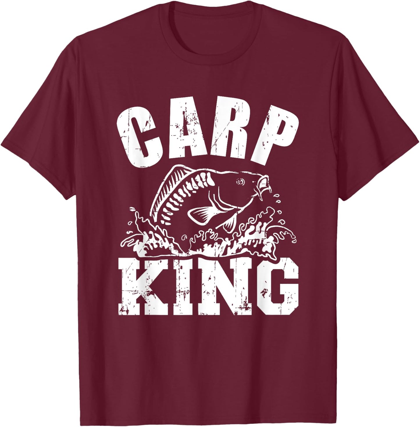 Carp king fishing T-Shirt - T-Shirt | Maroon
