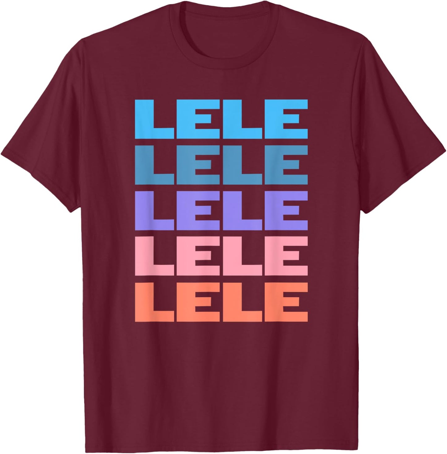 Lele T-Shirt - T-Shirt | Maroon