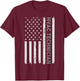 US HVAC Technician Gift USA Repairman Men Fourth Of July T-Shirt - T-Shirt | Maroon