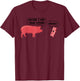 Funny Bacon I Am Your Father Gift Kids Meat Lovers T-Shirt - T-Shirt | Maroon