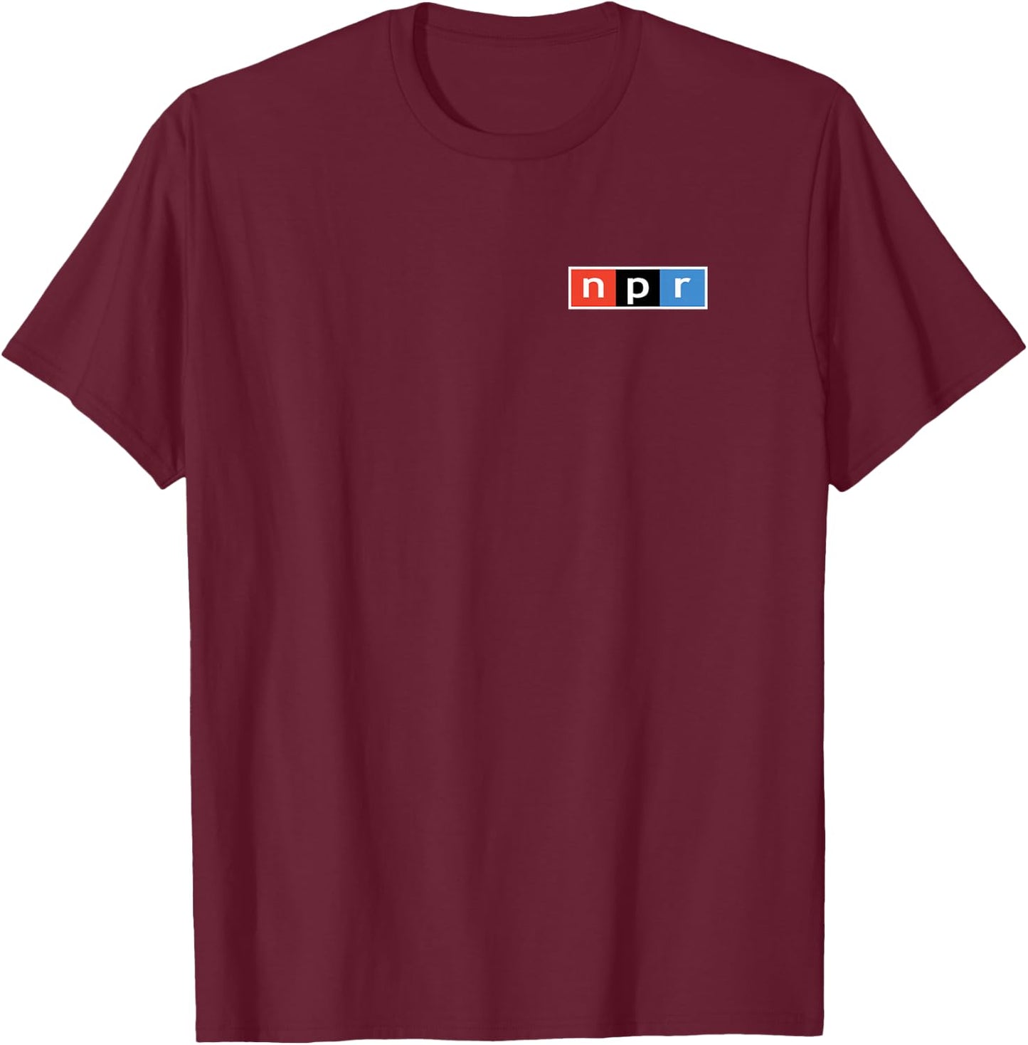 NPR Front and Back Tuning in Since 1971 Public Radio T-Shirt - T-Shirt | Maroon