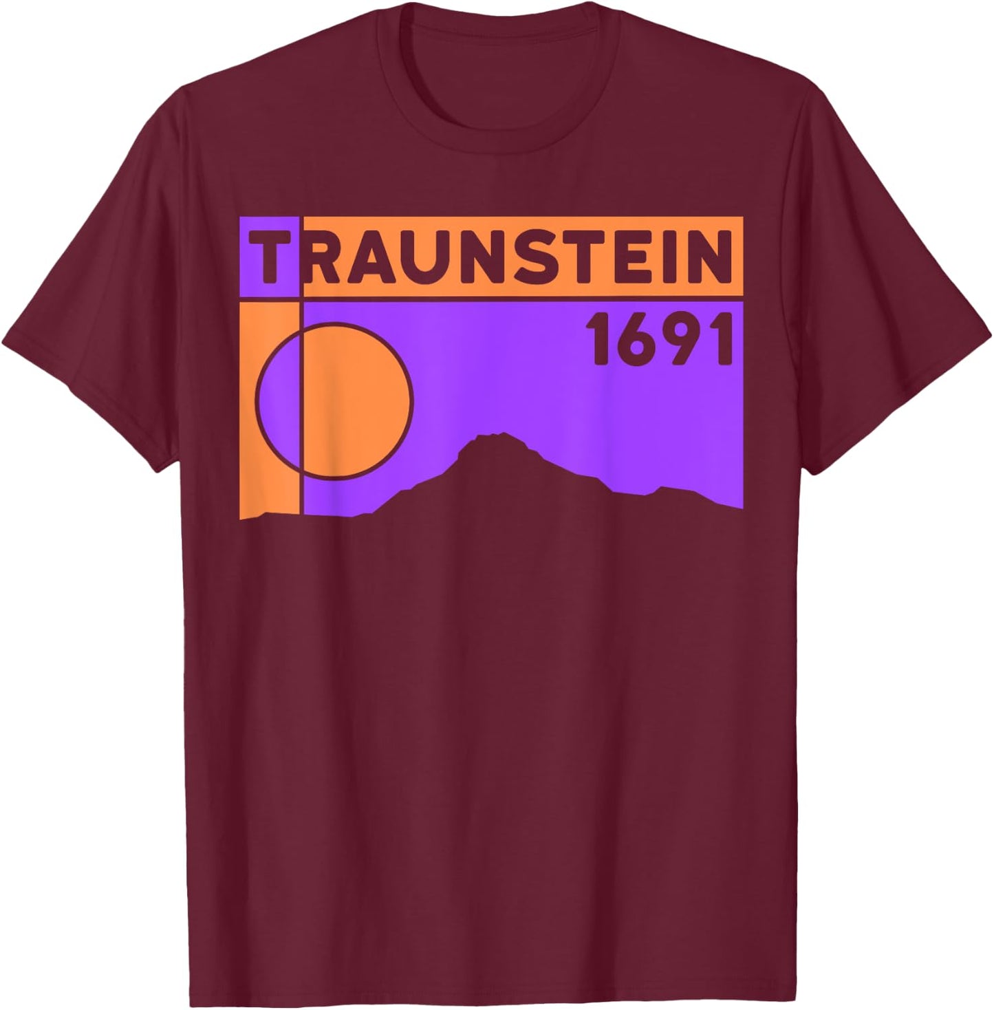 Mount Traunstein Hike Austria Gmunden Austrian Hiking Gifts T-Shirt - T-Shirt | Maroon
