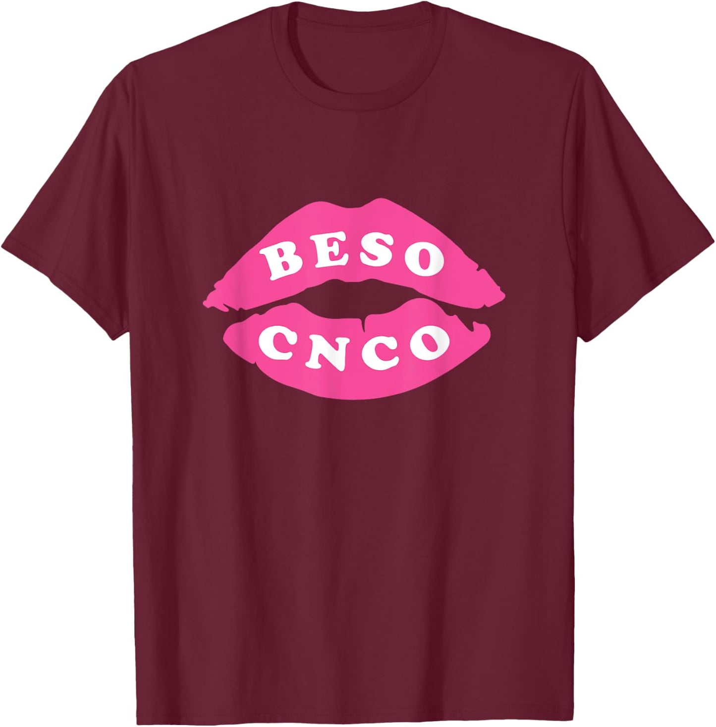 CNCO Official Beso T-Shirt - T-Shirt | Maroon