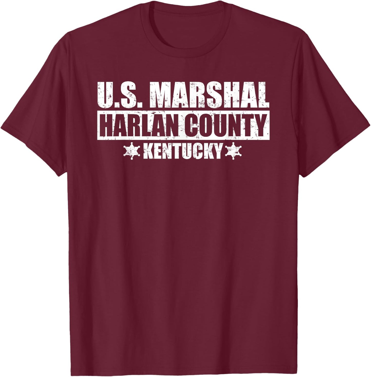Raylan Givens Costume T-Shirt - T-Shirt | Maroon