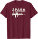 3 Para - Parachute Regiment (distressed) T-Shirt - T-Shirt | Maroon