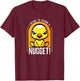 I Refuse To Become a Nugget! Angry Kawaii Chicken Hilarious T-Shirt - T-Shirt | Maroon