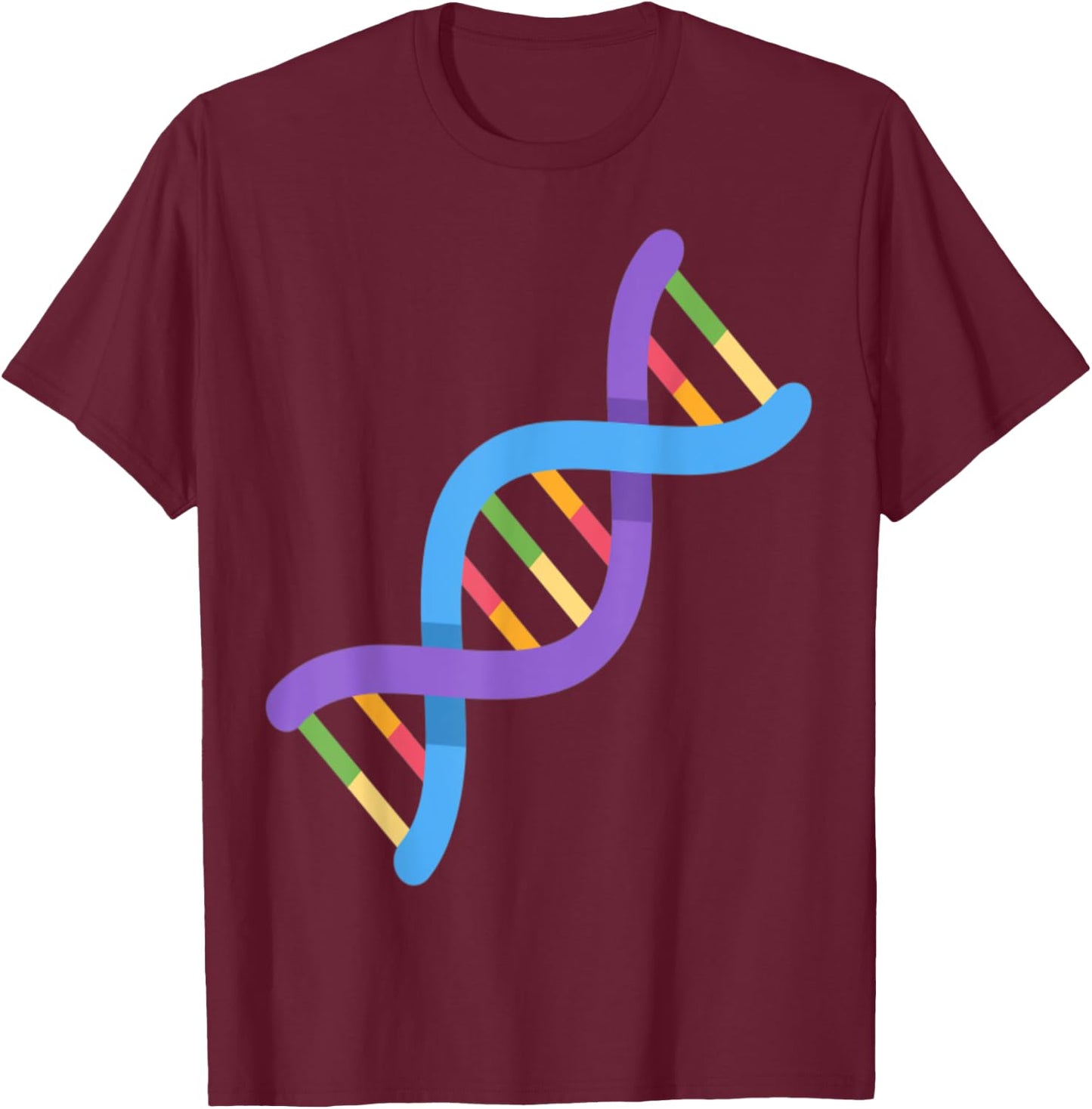 DNA Genomics Gene Sequence Biotech Rules T-Shirt - T-Shirt | Maroon