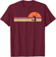 Girl Volleyball Retro Players Coach Teens Ladies Women Gift T-Shirt - T-Shirt | Maroon