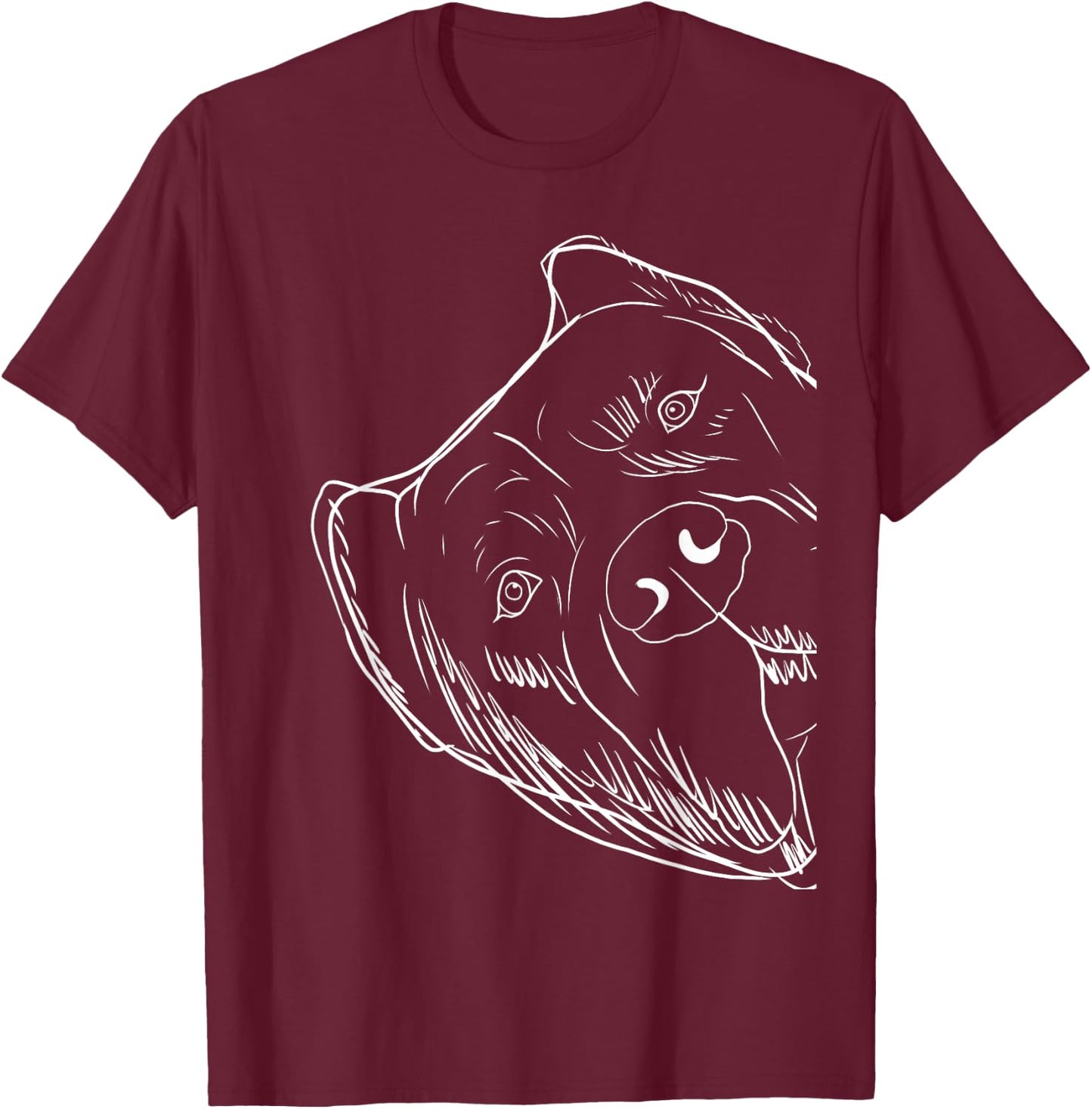 Perro De Presa Canario Gifts Funny Dog - Women's Black Small Classic Fit Short Sleeve Cotton T-Shirt - T-Shirt | Maroon