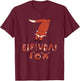 7th Birthday Fox Lover 7 Years Old Boys And Girls Party T-Shirt - T-Shirt | Maroon