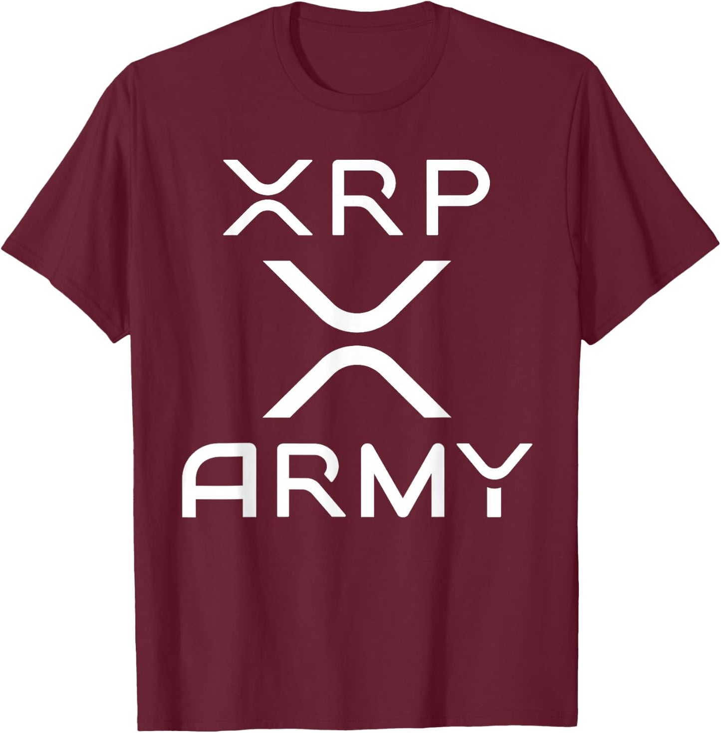 Hodl XRP - XRP Cryptocurrency - XRP Army T-Shirt - T-Shirt | Maroon