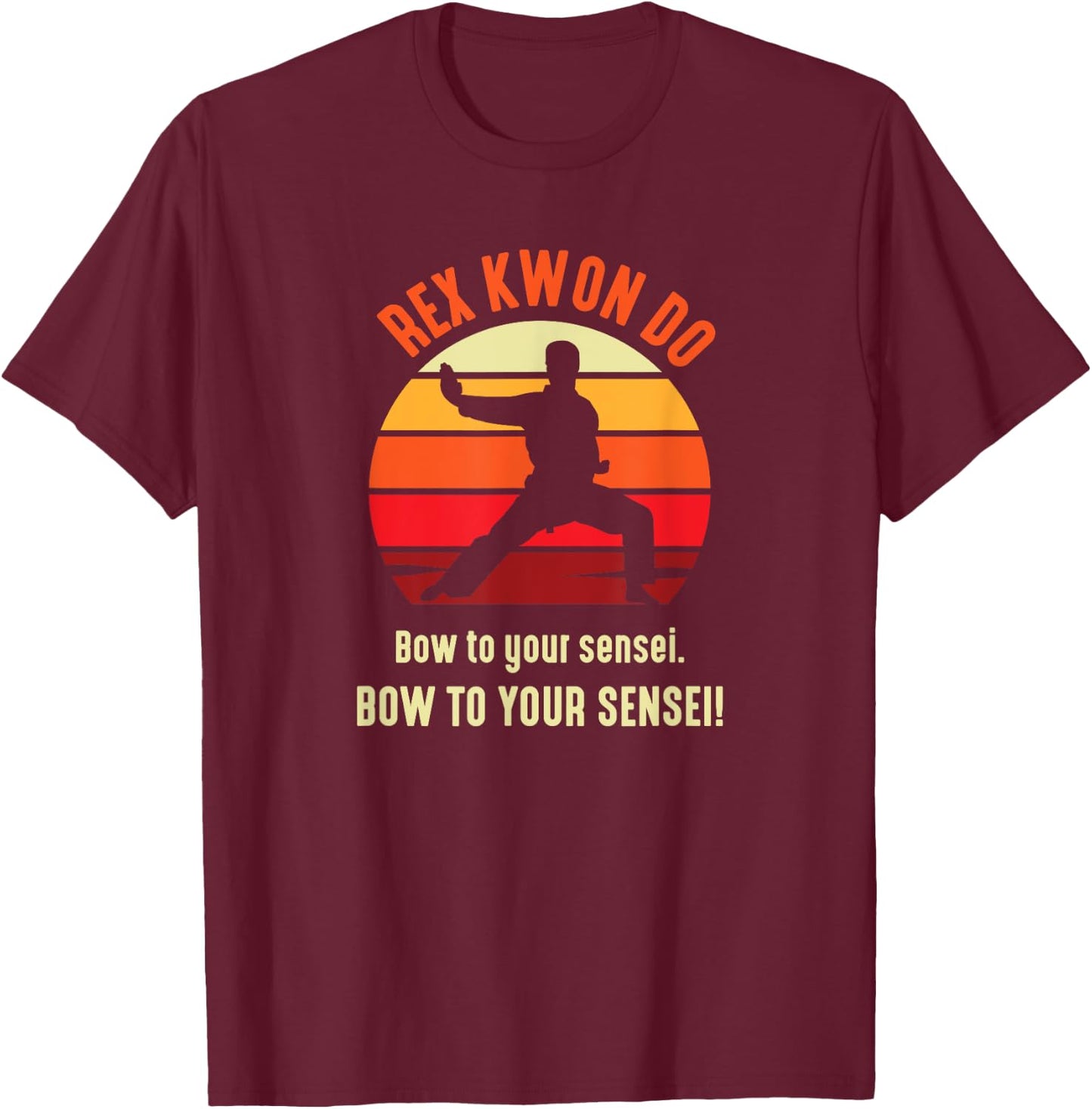 Dynamite And Mixed Martial Arts Rex Kwon Do Dojo Training T-Shirt - T-Shirt | Maroon