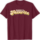 Funny Family Gifts And Gifts For Grandkids Nonna's Favorite Retro Vintage Bold Text -Adult T-Shirt - T-Shirt | Maroon