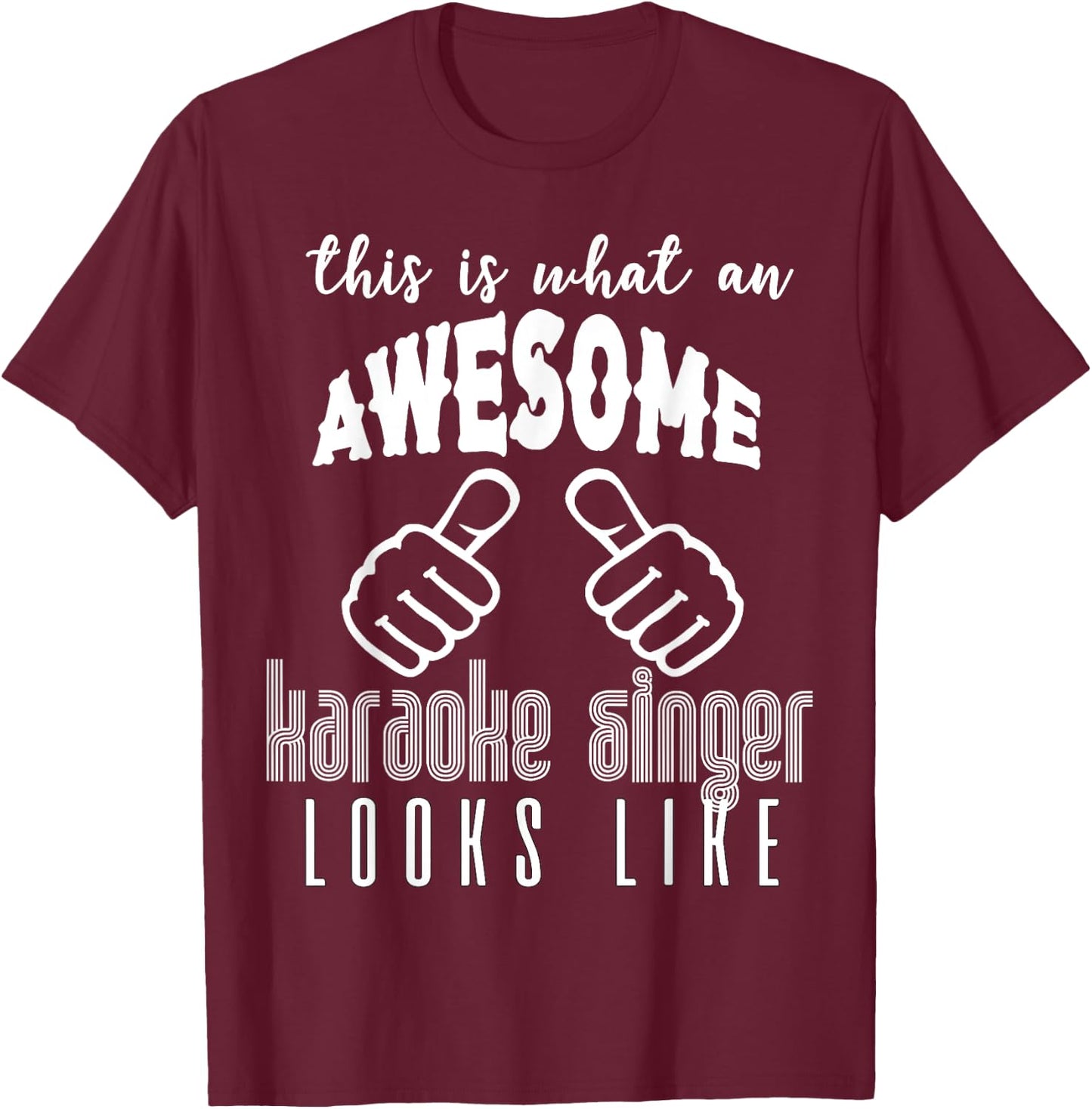 Karaoke Music Singing Funny Shirt Cool Party Games Gift T-Shirt - T-Shirt | Maroon