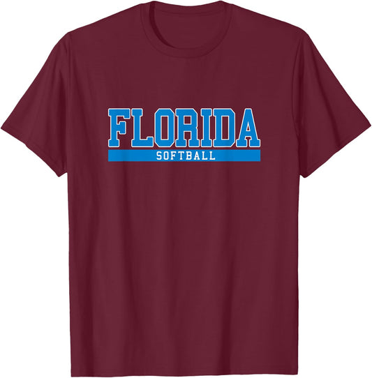 Florida Softball T-Shirt - T-Shirt | Maroon