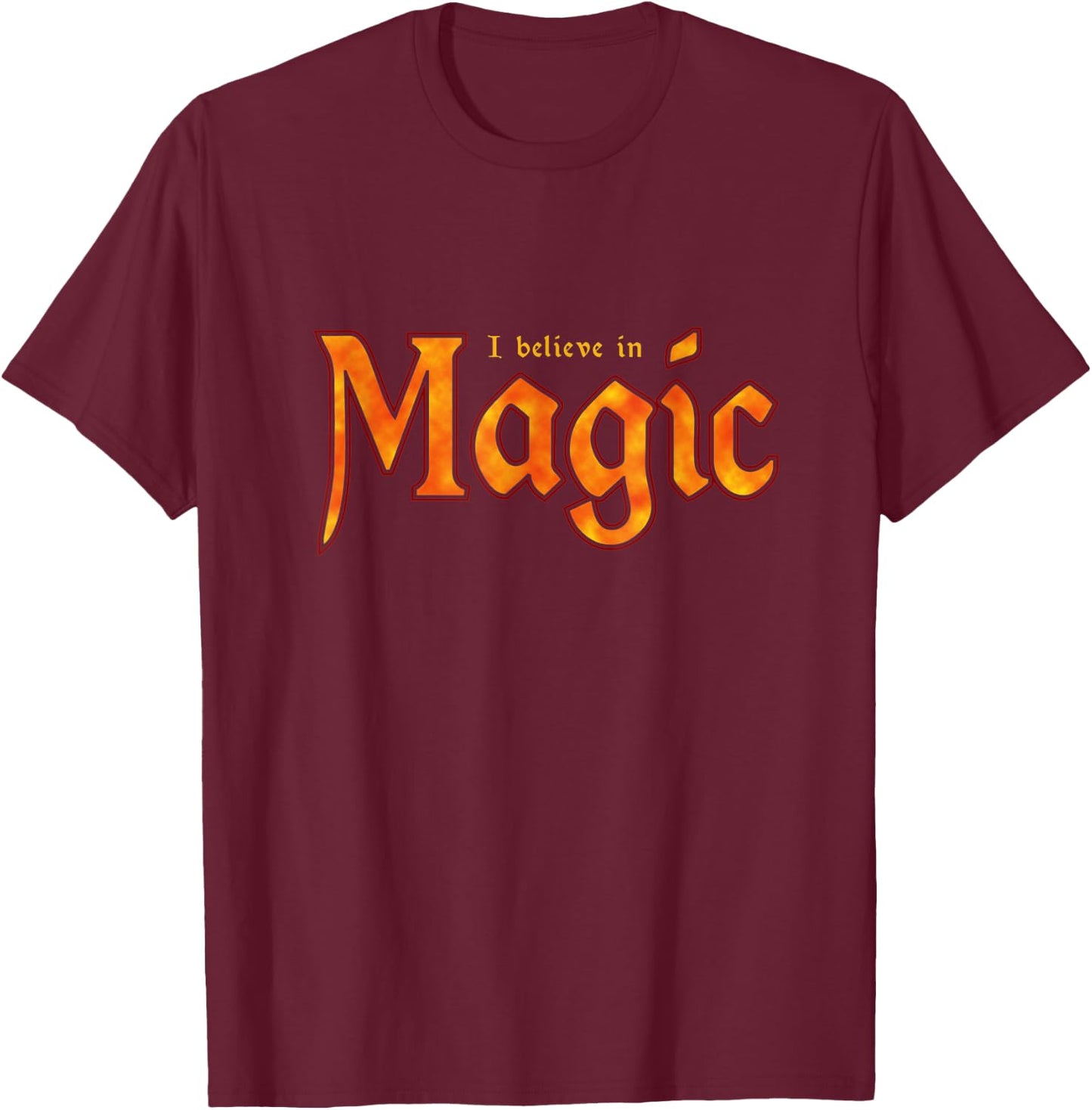 I Believe in Magic T-Shirt - T-Shirt | Maroon