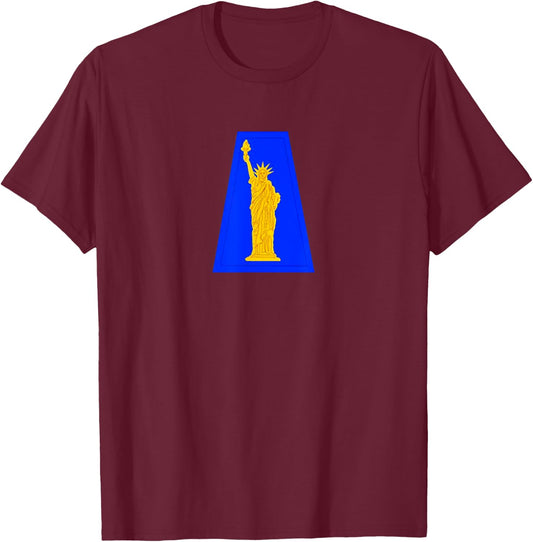 77th Infantry Division Shirt WWII Battle of Okinawa T-Shirt - T-Shirt | Maroon