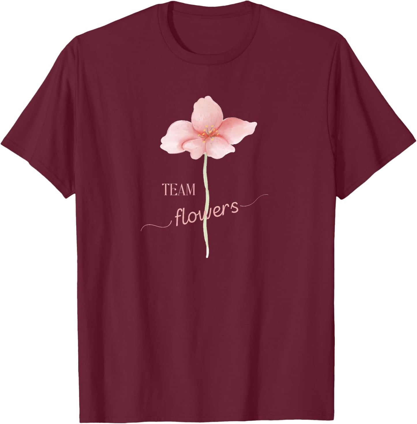 Team Flowers Nutcracker Ballet Christmas Dew Drop Waltz T-Shirt - T-Shirt | Maroon