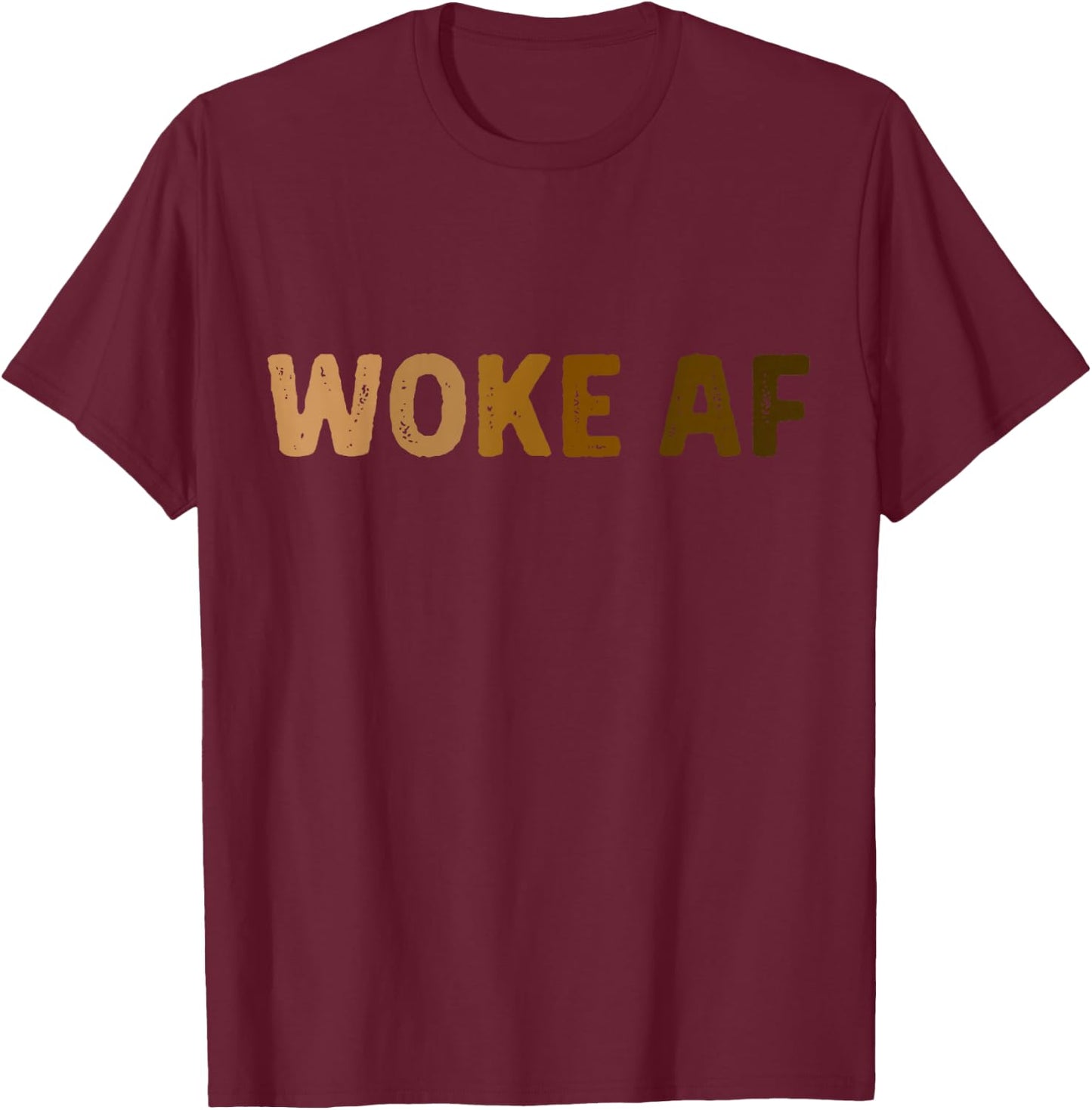 Woke AF Black Votes Matter John Lewis Trouble Melanin HBCU T-Shirt - T-Shirt | Maroon